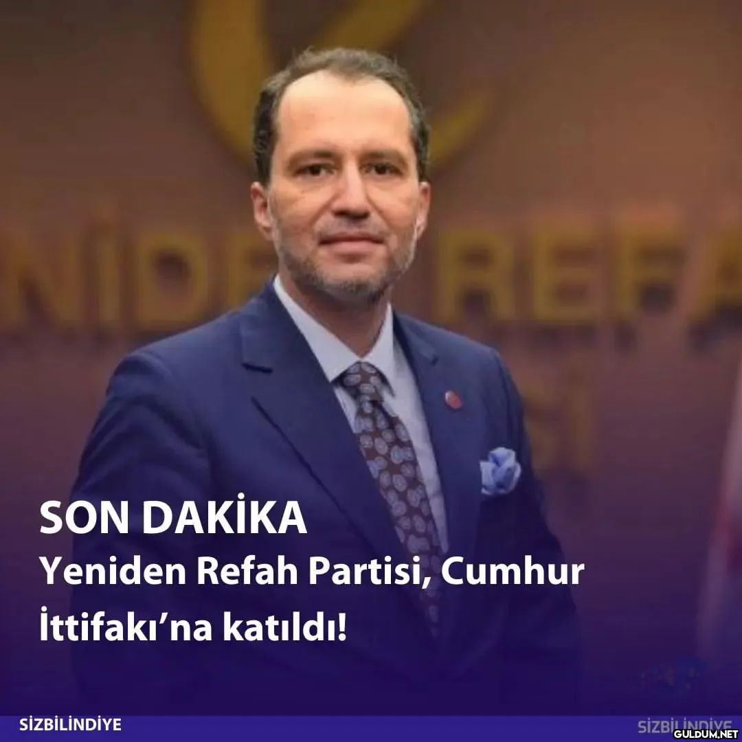 #SONDAKİKA   Yeniden Refah...