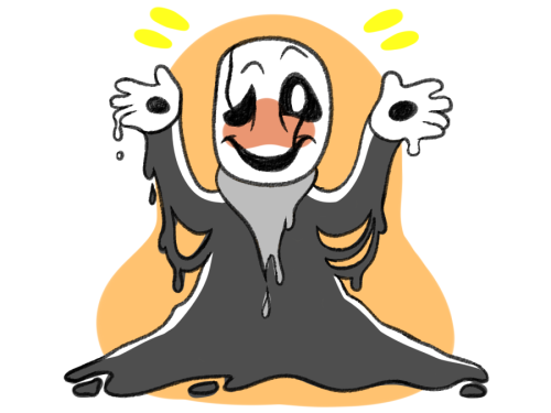 doodleboogle: what a cutie some doodle practicing on how to draw the goopy scientist  