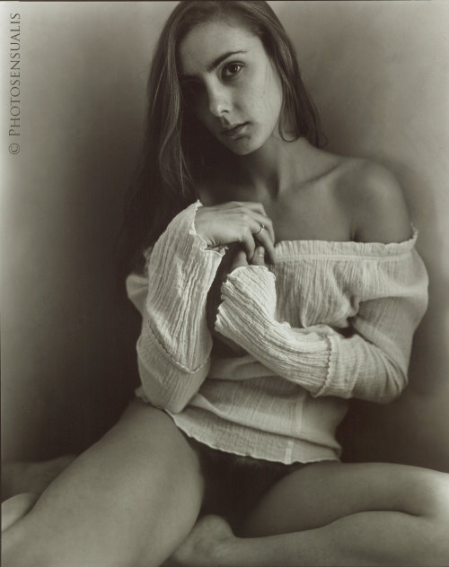 photosensualis:  A Portrait of Brooke Scan from large format film, Ilford HP5+, Kodak MasterView 8x10 www.photosensualis.com   ❤️❤️❤️