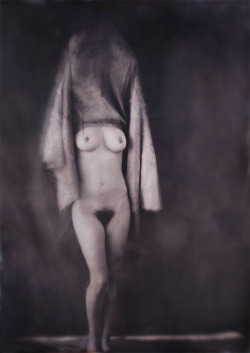 vivipiuomeno1:  Euphus ph. -Ruth, Whole plate Collodio-Chloride print from a wet collodion negative - in Bellocq’s memory 