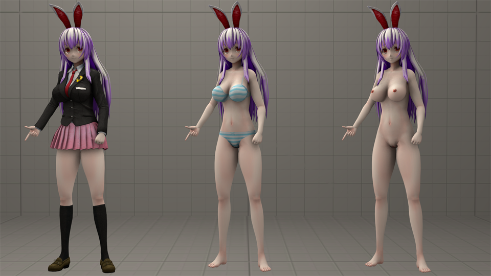 Reisen Udongein Inaba (Touhou Project) model available on SFMLabYeah, i said i was