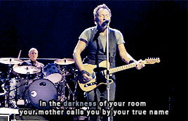 brucespringsteenfuckyeah:Springsteen Alphabet ↦ Darkness