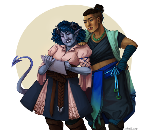 birdiethebibliophile:  vlasdygoth:  i love beau and jester a Lot (they’re collaborating on tus
