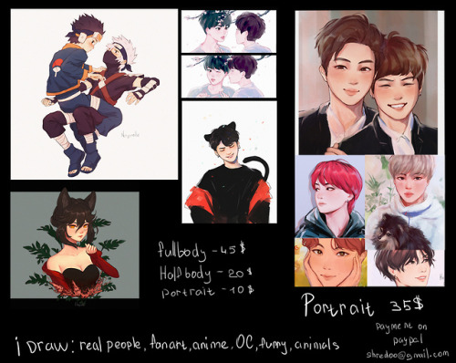 Hi guys! I really need money now, so I open few commission slots. This is the first time I am compil