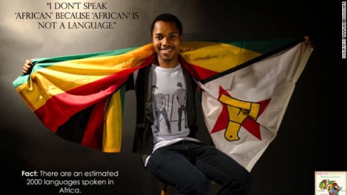 tokenblackconfessions:  Photos from Ithaca College’s African Student Association “Fight the Stereotype” campaign. So important. 
