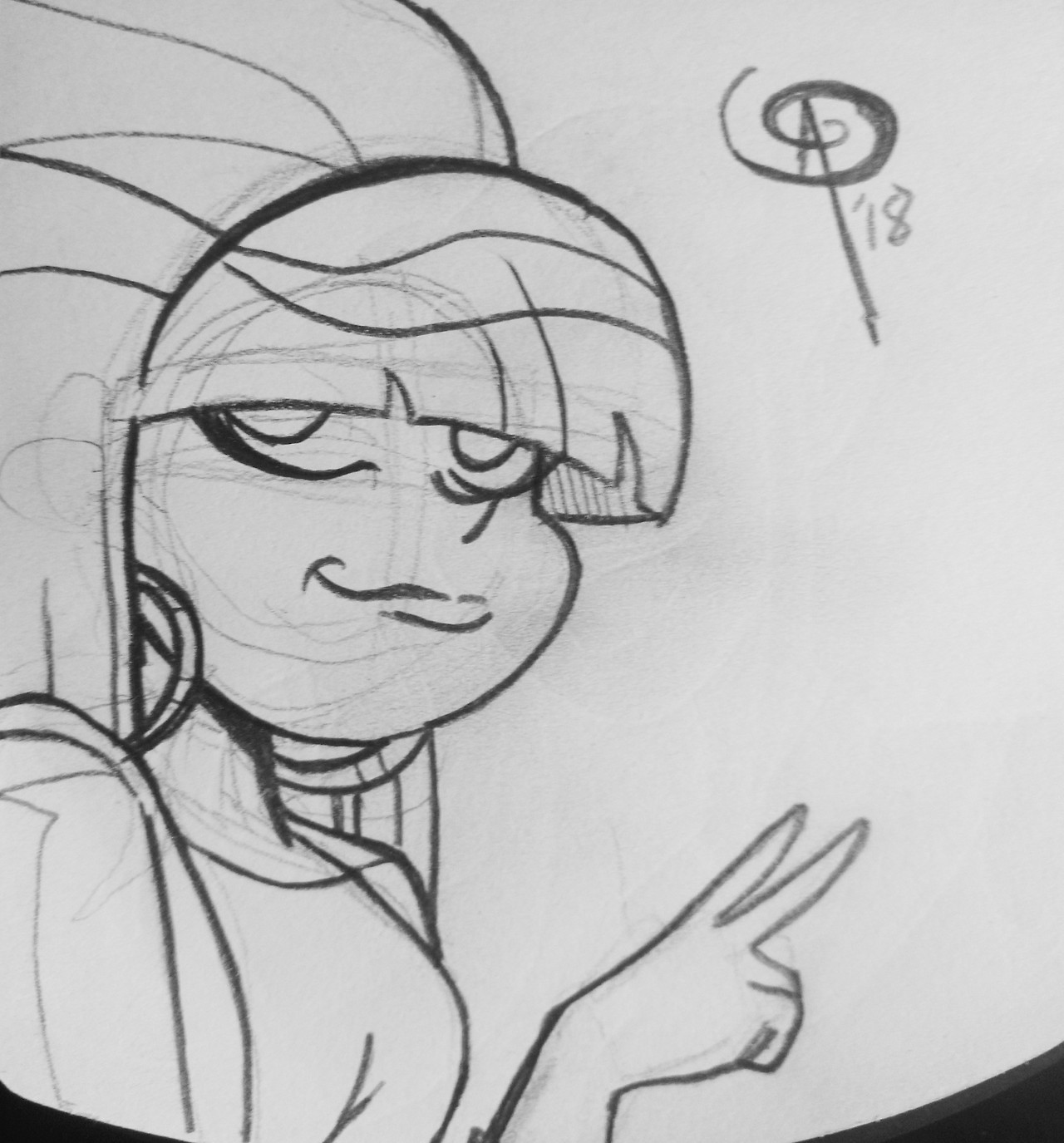 chillguydraws:My first week of my 2018 Sketch-a-day goal. O oO &lt;3 &lt;3