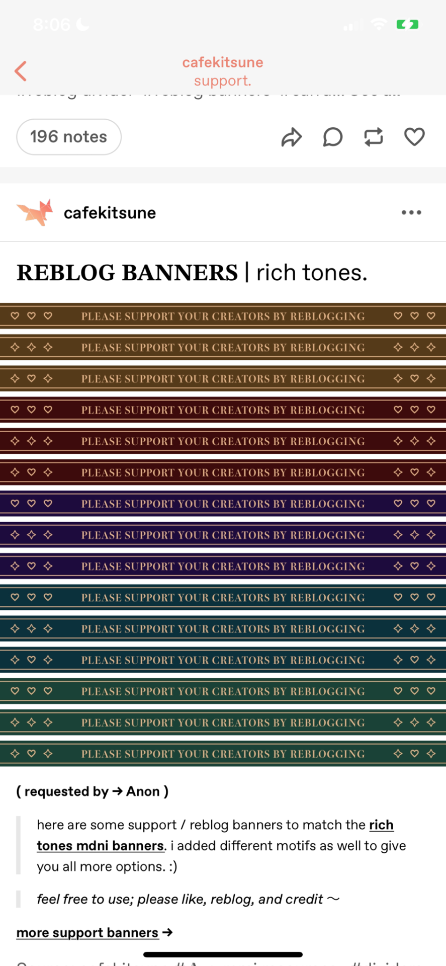 Hello! For A Request, Can I Maybe Have Those Post Dividers With Text Saying Character Archive Universe