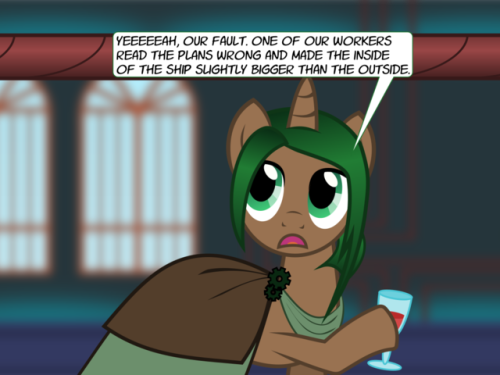 askthecookies:Providence: There is something to be said about being so incompetent that you can break the laws of physics to come through in your mistakes. …sounds like the pony version of Bloody Stupid Johnson from the Discworld books. Except