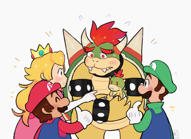 I Think Bowser Tried To Keep Him A Secret But Everybody Found Out 