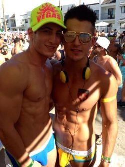 andrewchristianlovers:  which one is hotter? hunky random guy (left) or sexy yummy Murray Swanby (right)? i choose both!