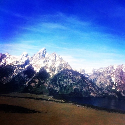 The most beautiful sight in the world #tetons #jacksonhole #imhome (at Jackson Hole, WY)