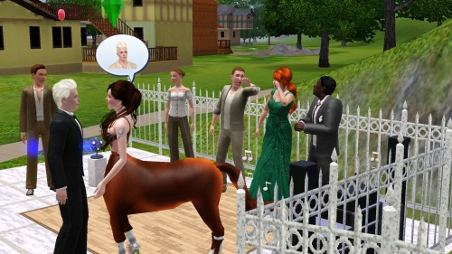 simsgonewrong:Great choice in formalwear for your wedding. Really. Ladies: pay attention. 