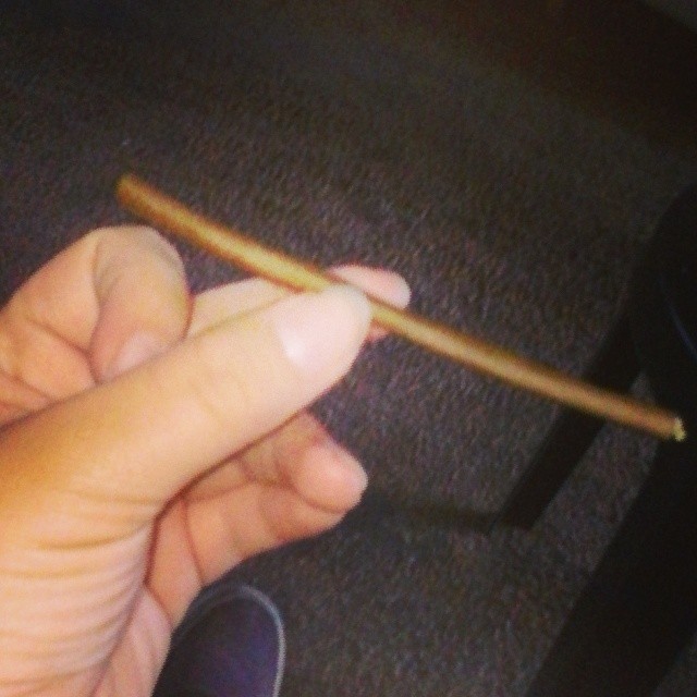 rawrimmimi:  Rolled my first blunt thanks to @lamuertevita :D woo #havingfun #lesbian