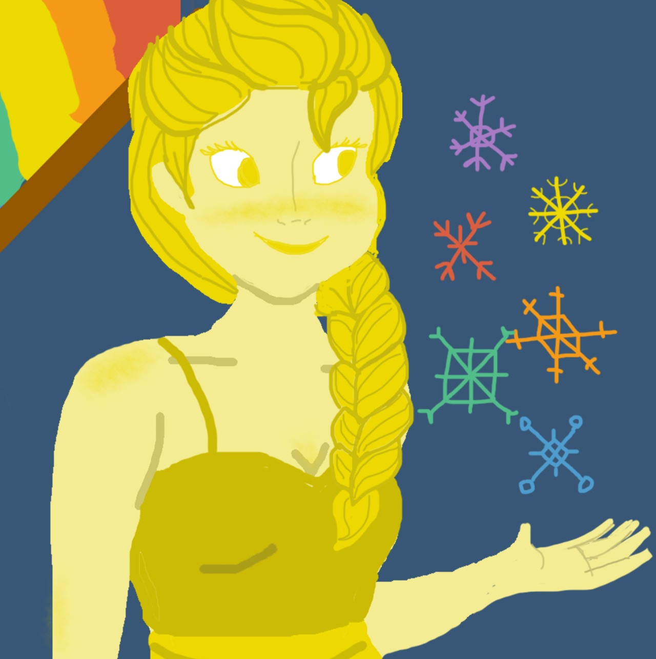 thesegirlsareperfectprincesses:  Drew my top favorite princesses showing their pride!