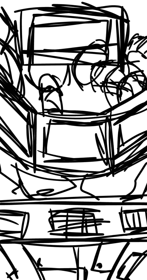 I Can't See How The Artist Draws BGs, But I Know This Isn't The Way To-
