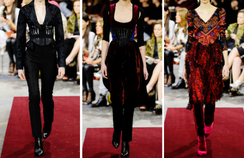 fashion-runways:Givenchy at Paris Fashion Week Fall 2015  I’ll take two, please.