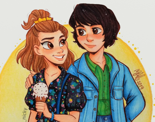 wandering-nicky: Had to draw these cuties • • • • • You can follow me on In