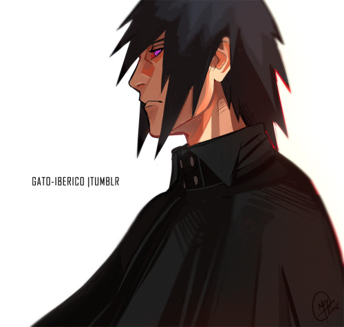 gato-iberico:  //tells self that there is no such thing as drawing too much of sasuke