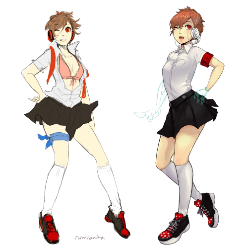 numibata:  i’m sorting through my .mdp files since their names make no sense so have some of the more recent p3 doodles/sketches/wips im not going to finish/might redraw idk mostly minako click for an attempt at explanation