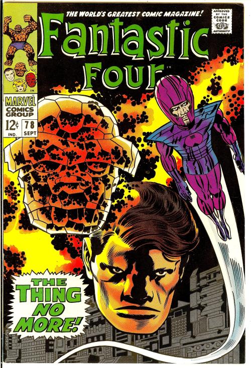 Fantastic Four # 78 , September 1968 , Marvel ComicsOn the cover : the Thing [ Ben Grimm ]  ; the Wi