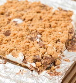 do-not-touch-my-food:  Ritz Peanut Butter Cup S’mores Bars