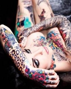 Beautiful Tattooed Woman