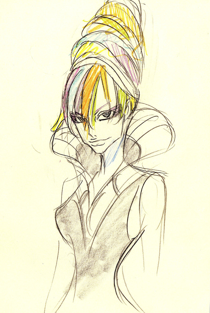 h0saki:  Ragyo design &amp; Nui, Ragyo and Rei Key Art by Sushio, taken from