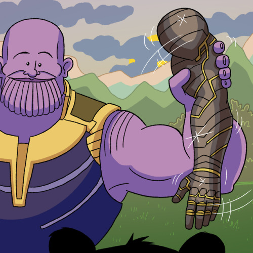  thanos preparing for endgame episode 7: rocketCopied from that one SpongeBob episode 