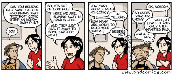 Honorary PH.D.
[PHD Comics]