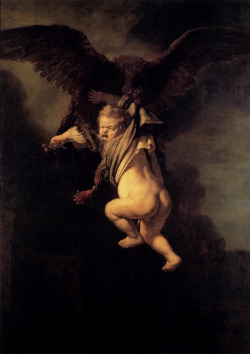 sakrogoat:  Rembrandt Harmenszoon van Rijn - The Abduction of Ganymede 