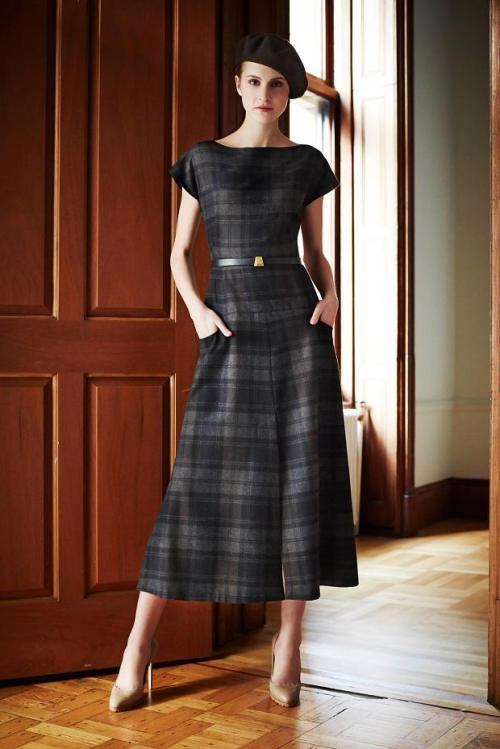 dress, plaid, stiletto heel, pointed toe, pumps from HeelsFetishism
