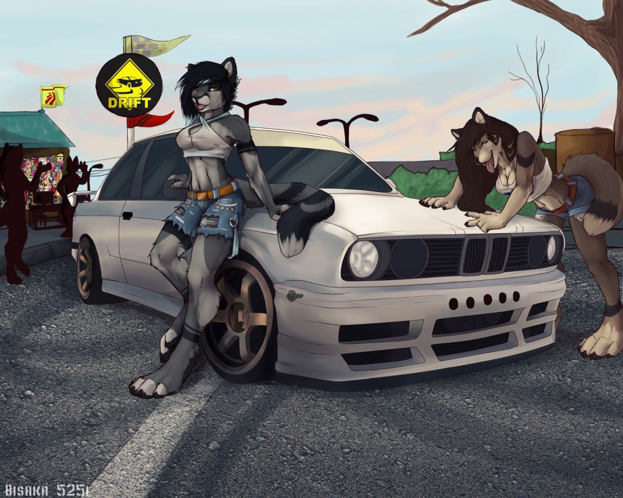 furs-yiff-hub:- Girls and Cars 😍