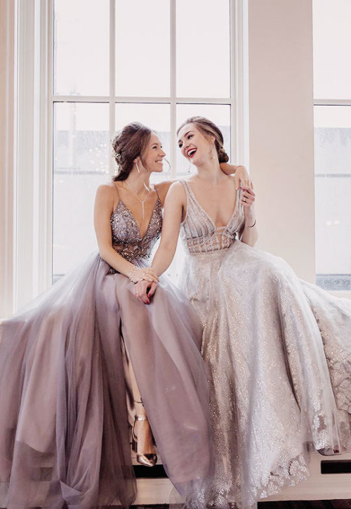 wayverlyhaught:Dominique Provost-Chalkley and Katherine Barrell attend the Canadian Screen Awards in