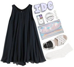 • by piper-williams featuring a swing dressrag &amp; bone swing dress / Monki lace hosiery, ů.79 / Flat heels / Ring / Urbanears Bagis Earphones / Apple iPod classic 160GB MP3 Player (7th Generation) Silver&hellip;