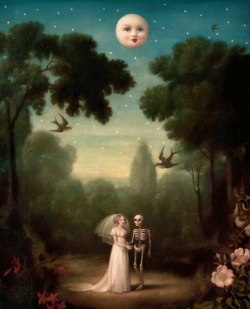 obsessedwithskulls:  Art by Stephen Mackey.