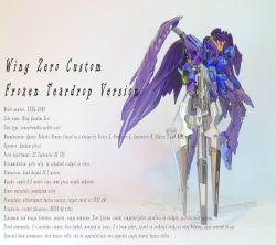 gunjap:  RG 1/144 Wing Zero Custom Frozen Teardrop Version: Work by Veryuu. Full PHOTO REVIEWhttp://www.gunjap.net/site/?p=254123