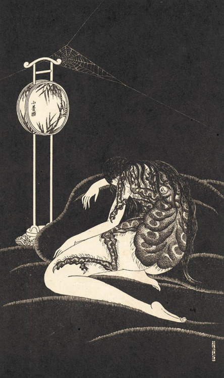 the-cinder-fields - Sayume Tachibana (1892-1970) Spider tattoo.