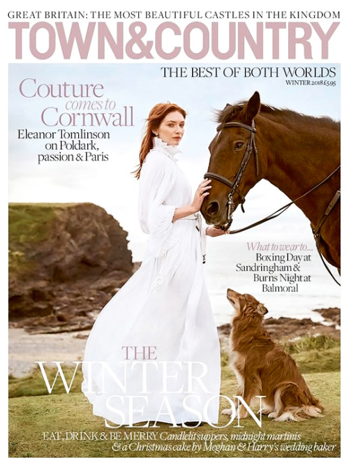 Eleanor Tomlinson for Town &amp; Country winter 2018 (photo by Richard Phibbs)  Part 1