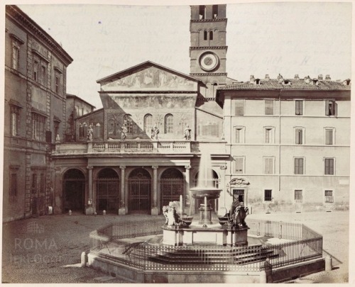 Porn Piazza Santa Maria in Trastevere (1872 ca) photos