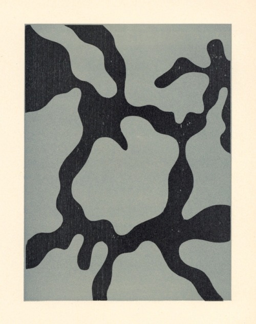 Jean Arp  woodcut, 1954