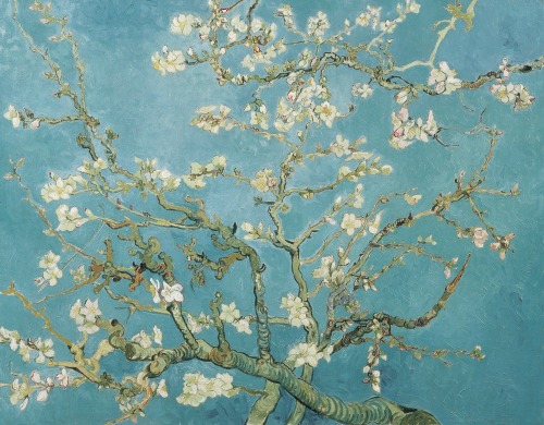 Blossoming Almond Tree by Vincent van Gogh, 1890.