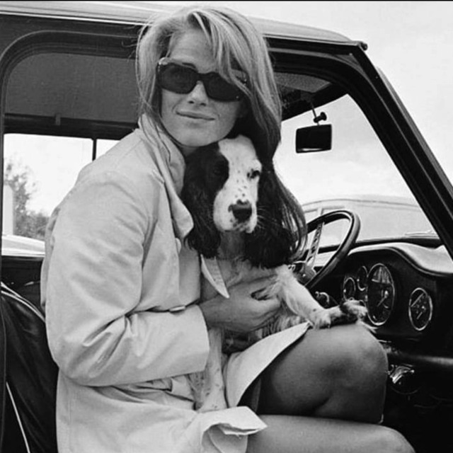 Charlotte Rampling is reunited with her dog Jessie. The dog was briefly being looked after by police after Rampling was 