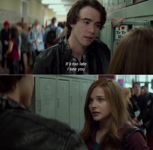 something-into-something:  “It’s too late. I see you.” - If I Stay (2014)