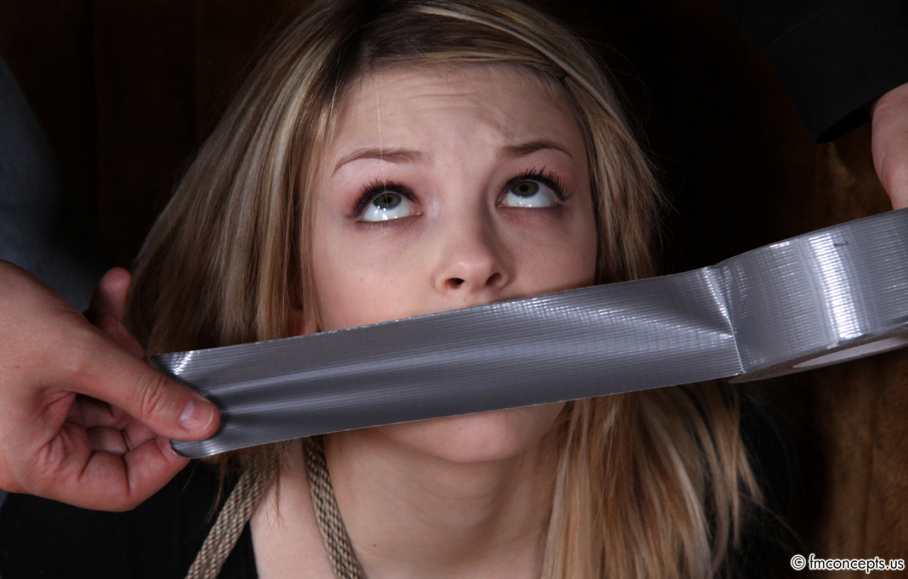 qualitybondage:  The moment the duct tape is applied, You can almost hear the words