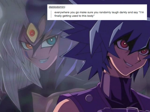 yubelesbian: Yubel + the text post meme.