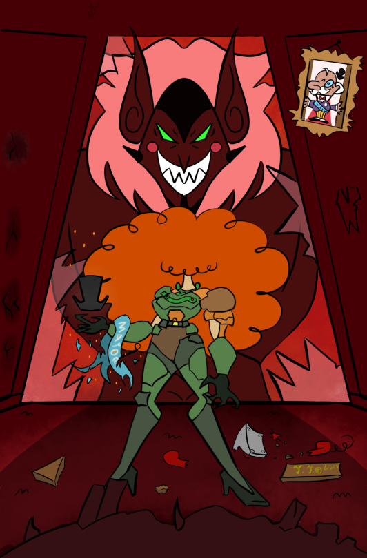 Drew This After Listening To An Argent Metal/DOOM Style Track From Youtube Called "Bod - Destroyed"