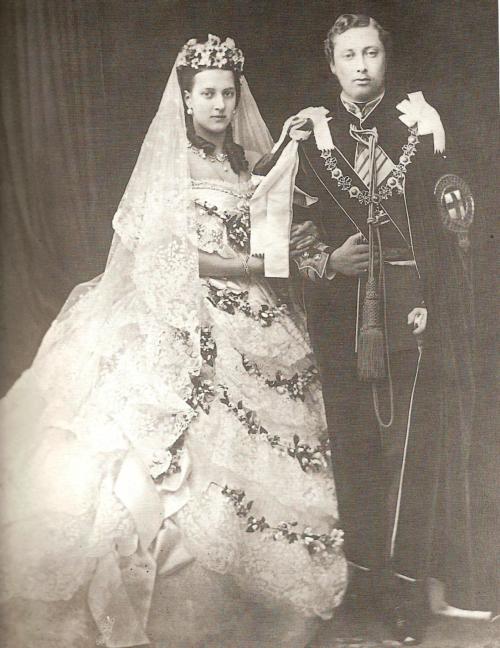 theimperialcourt:Queen Victoria, her daughters and daughters in law in their wedding dresses.Queen V