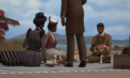  previous ➺ next Dinah and Booker welcomed the Ambroise household to a seaside picnic fit for the br