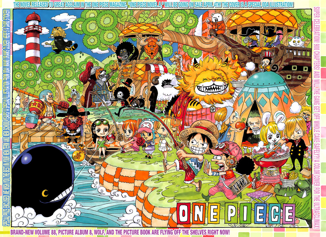 Fuck Yeah One Piece Colour Spreads