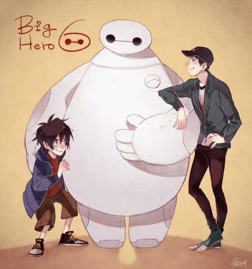 Rosie leelan’s Big Hero 6 fanart.Rosie leelan has amazing work on her Pixiv page but warning t